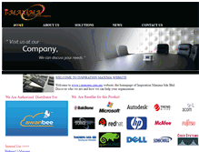 Tablet Screenshot of i-maxima.com.my